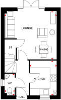 The Ashdown ground floor plan