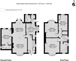 3 Burrows Close - floor plan