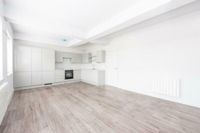 Open plan kitchen living area 