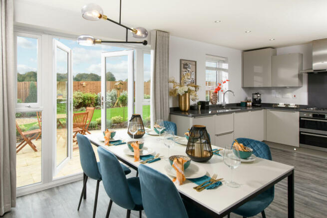 Kitchen inside the 4 bedroom Kingsley