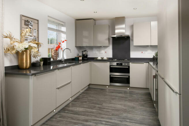 Kitchen inside the 4 bedroom Kingsley