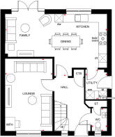 Ground floor plan of a Kirkdale