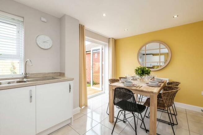 Interior view of our 3 bed Maidstone kitchen & dining