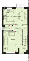 Ground floor plan of our Ellerton home