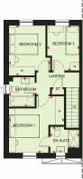 First floor plan of our Ellerton home