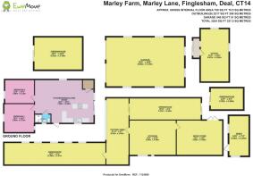 2D Floorplan Annexe and Outbuildings