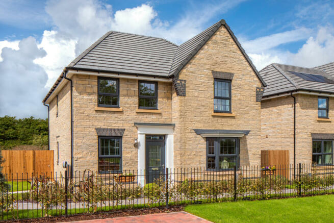 Outside view of the Holden 4 bed detached home