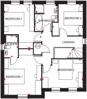 Holden first floor plan