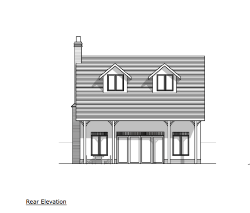 A newly constructed detached family home