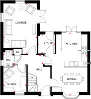 Moss ground floor floorplan