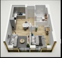 1 Bed Floorplan