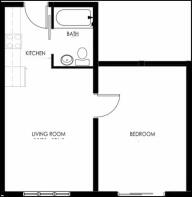 1 Bed Floorplan