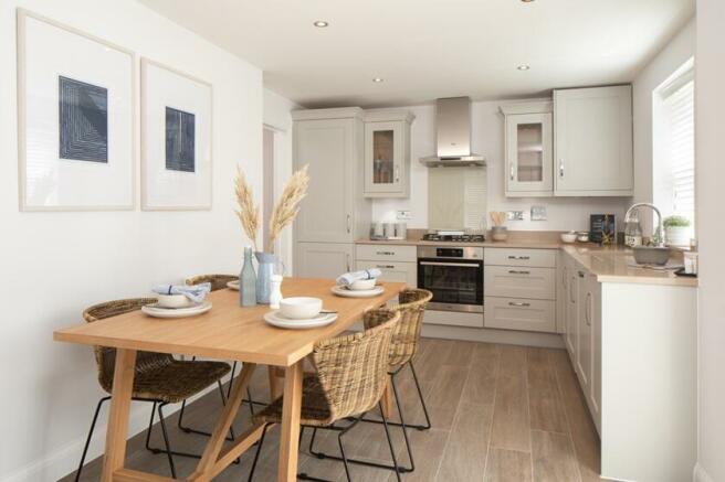 OPEN PLAN KITCHEN WITH DINING SPACE