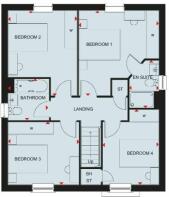 Kirkdale first floor plan
