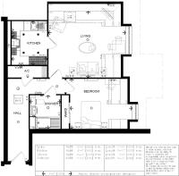 1 Bed Flat Example