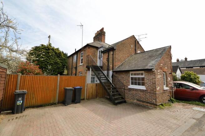Rear of property