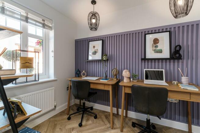 Interior view of the home office in our Kingsville home