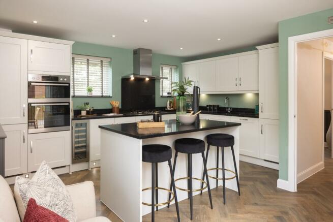 Kitchen in the 4 bed Alderney