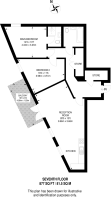 Floorplan area for info only, not for £/sq. ft valuation