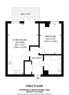 Floorplan area for info only, not for £/sq. ft valuation