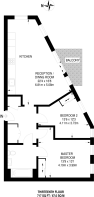 Floorplan area for info only, not for £/sq. ft valuation