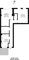 Floorplan area for info only, not for £/sq. ft valuation