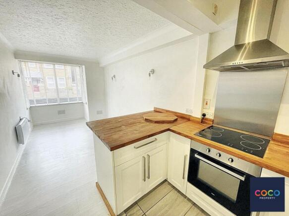 Living Area & Kitchen