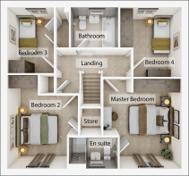 3D - First Floor