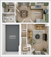 Ground Floor - 3D