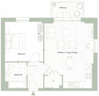 Orchid Apartments Floorplan - Plots 93, 100, 108, 116 and 124
