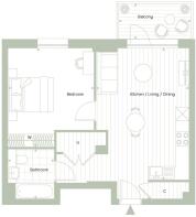Orchid Apartments - Floorplan for plots 115, 123, 131, 137, 143 & 149