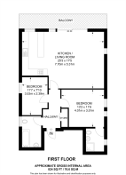 Floorplan area for info only, not for £/sq. ft valuation