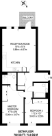 Floorplan area for info only, not for £/sq. ft valuation