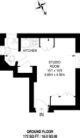 Floorplan area for info only, not for £/sq. ft valuation