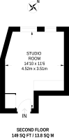 Floorplan area for info only, not for Â£/sq. ft valuation