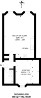 Floorplan area for info only, not for £/sq. ft valuation