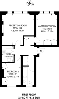 Floorplan area for info only, not for £/sq. ft valuation