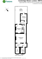 Floorplan area for info only, not for £/sq. ft valuation