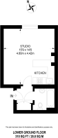 Floorplan area for info only, not for £/sq. ft valuation