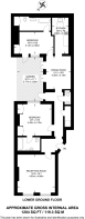 Floorplan area for info only, not for £/sq. ft valuation