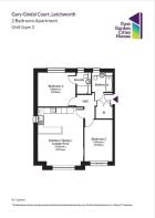 2 BED UNIT TYPE 3 PLOTS 40-45
