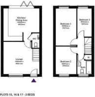 FLOORPLAN PLOTS 15, 16 & 17