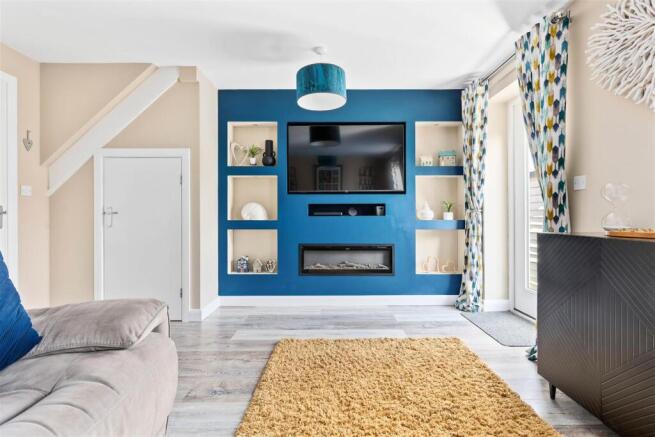 Lounge with bespoke media wall