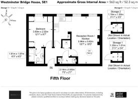 Flat 14, Westminster Bridge House SE1 6HT-Floor Pl