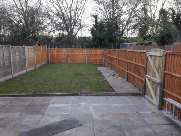 Rear Gated garden
