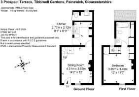 SP3721 3 Prospect Terrace, Tibbiwell Lane, Painswi