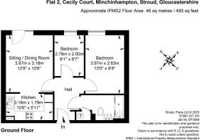 SP3688 Flat 2 Cecily Court Cambridge Way Minchinha