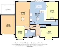 Floorplan - 4 Preston Paddock, Rustington, BN16 2A