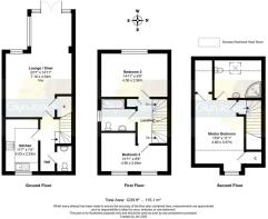 Floorplan - 1 Elm Farm Cottages, Old Manor Road, R