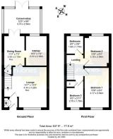 Floorplan - 55 Fastnet Way, Littlehampton, BN17 6P